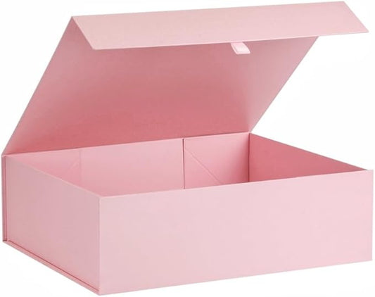 Extra Large Pink Gift Box 19x16x6 Inches,Gift Boxs for Presents with Lid Magnetic Closure Collapsible,Bridesmaid Proposal Box,Birthday, Christmas,for Clothes and Large Gifts