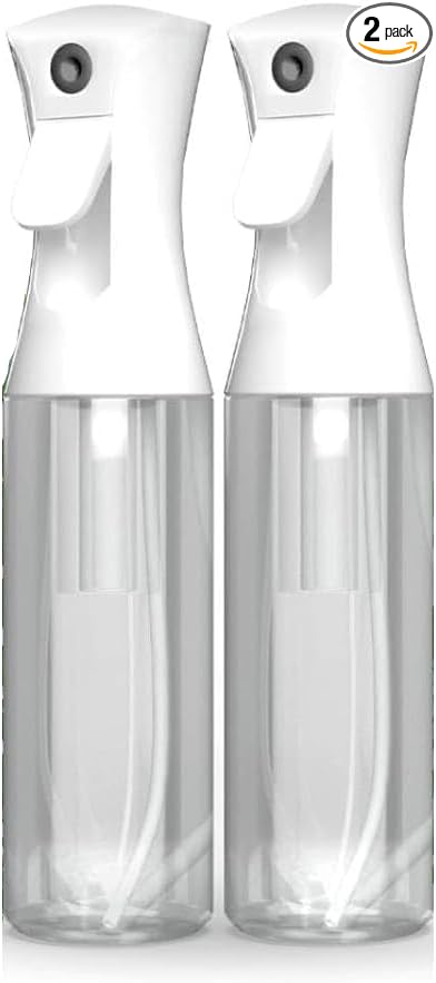 Flora Premium Plant Mister Spray Bottle Producing Gentle & Fine Mist for Precision Hydration, Dispersed Humidity & Moisture - Comes w App for Smart Plant Care (2 Packs)