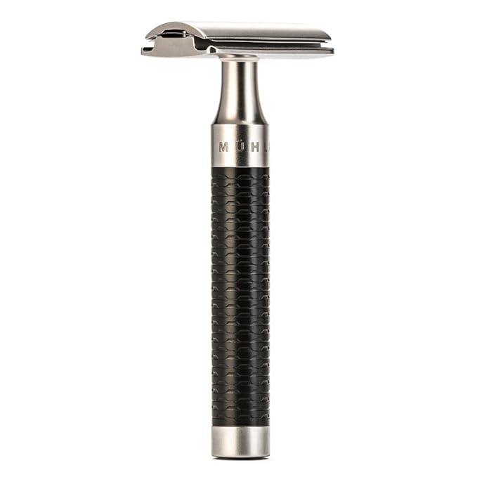 MÜHLE Rocca Stainless Steel Black Safety Razor