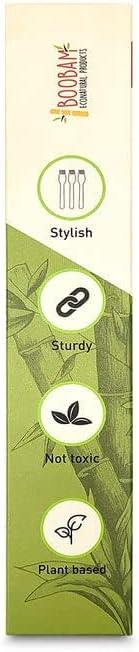 Boobam Econatural Products Bamboo Utensils - Natural Disposable Wooden Cutlery for Party, Eating, Camping, Picnic, Wedding, Birthday - Compostable Silverware - 8 Spoons, 8 Forks, 8 Knives - Box of 24