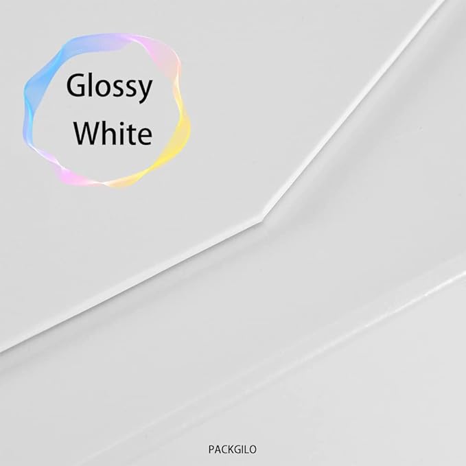 5PCS White Gift Box 9.5x7x4 Inches, Sturdy Gift Box with Lid for Gift Packaging, Foldable Magnetic Closure Storage Boxes, Bridesmaid proposal box, Rectangle Collapsible Box