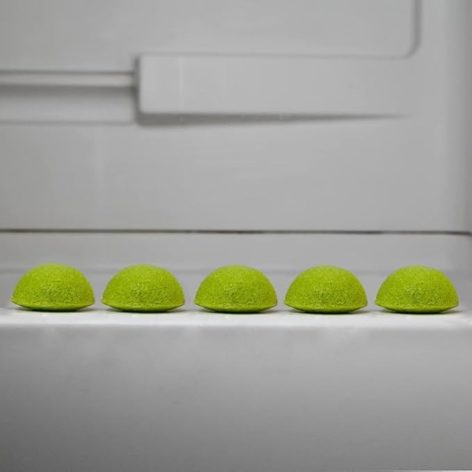 J&L Naturals Konjac Sponge | Exfoliating Face & Body Sponge for All Skin Types | Gentle Scrub | Cruelty Free, Vegan, Natural, Sustainable (Green Mint (for Oily/Combination Skin), 5-Pack Bundle)