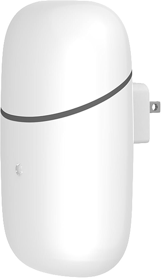 Essential Oil Diffuser, Plug in Waterless Diffuser with Night Light Small Aroma Diffuser Scent Air Machine, Compatible with 10ml of 100% Pure Essential Oil, Aromatherapy Diffusers for Home, Office