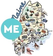 Swig Life 40oz Mega Mug, 40oz Tumbler with Handle and Straw, Extra Large Insulated Tumblers, Cup Holder Friendly Travel Mug (Maine)