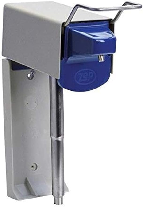 Zep D-4000 Plus Stainless Steel Industrial Hand Soap Dispenser - (1 Unit) - 600101 - Resistant to Corrosion, Rust and Abrasion