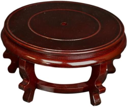 Wooden Fishbowl Display Vase Pot Planter Stand Plant Pot Display Stand (8.5)