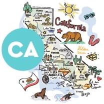 Swig Life 22oz Travel Mug, Insulated Tumbler with Handle and Lid, Travel Coffee Mug, Cup Holder Friendly, Stainless Steel 22 oz Tumbler, Reusable Insulated with Lid (California)