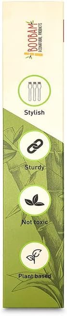 Boobam Econatural Products Bamboo Utensils - Natural Disposable Wooden Cutlery for Party, Eating, Camping, Picnic, Wedding - Compostable Silverware - 30 Spoons, 30 Knives, 40 Forks - Box of 100 Pieces