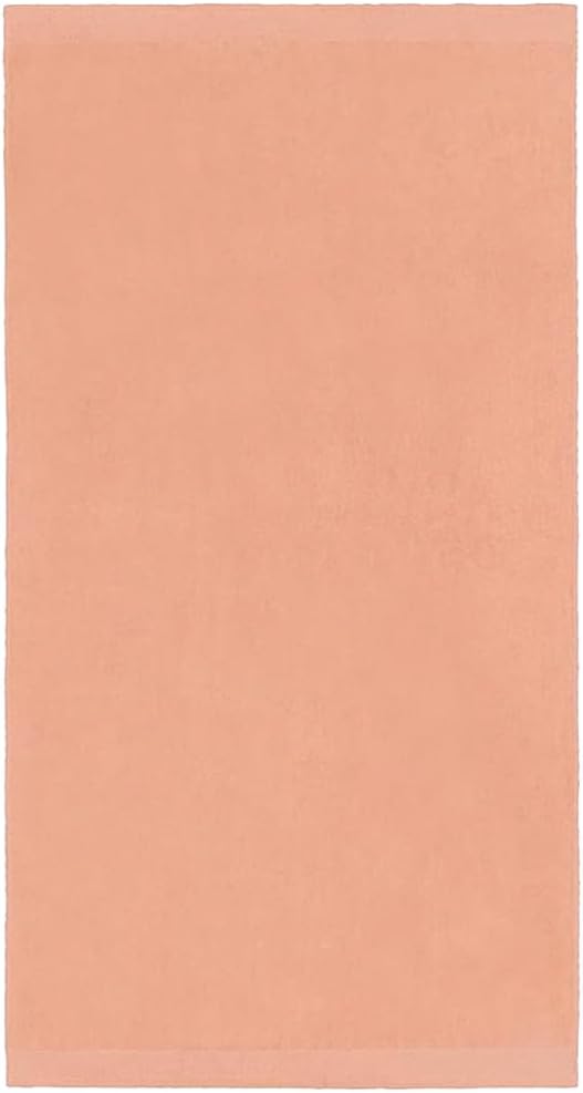 Kaufman - Personalized Velour Beach and Pool Towel 100% Cotton 30in X 60in Solid Color Bath Towel Embroidered (Peach)