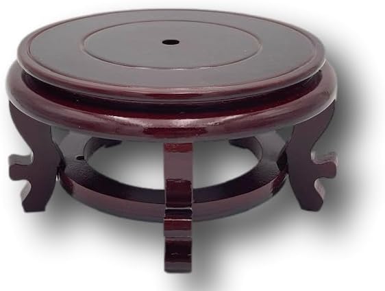 Wooden Fishbowl Display Vase Pot Planter Stand Plant Pot Display Stand (7.50)