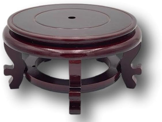 Wooden Fishbowl Display Vase Pot Planter Stand Plant Pot Display Stand (7.50)