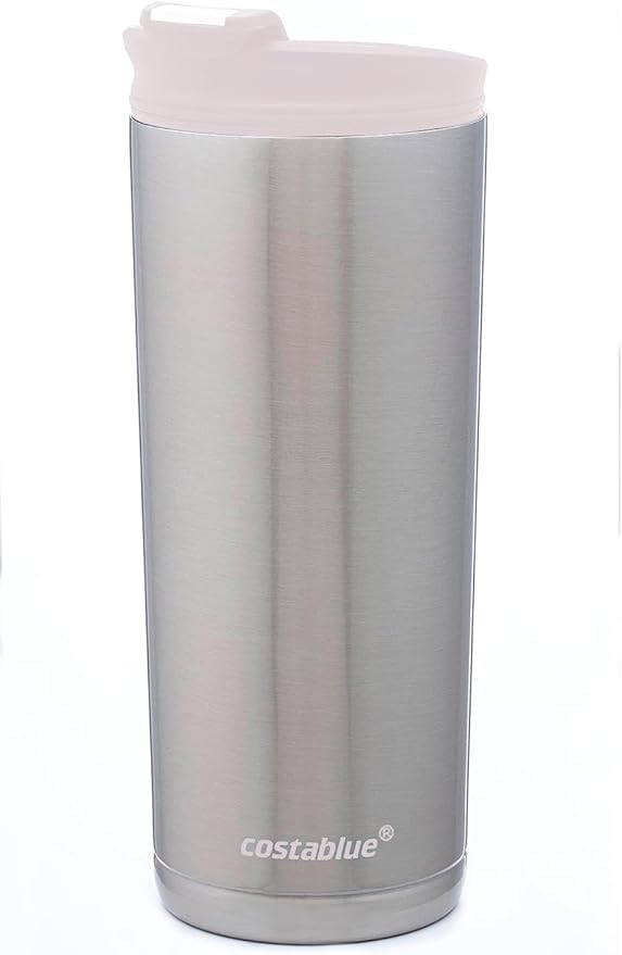 Travel Coffee Mug - 16 Oz. Stainless Steel Insulated Coffee Mug, Leak Proof Tumbler w/Dishwasher Safe Lid, Double Wall Travel Coffee Cup, Reusable Insulated Tumbler for Hot & Cold Beverages…