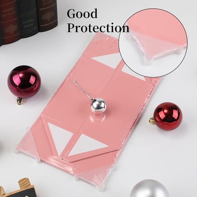 Pink Gift Box - Large (13x11x5.3 Inch) - Magnetic - With Crinkle Paper - Luxury - For Presents