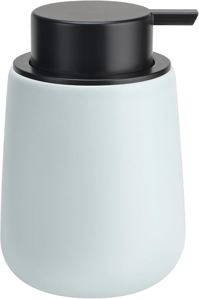Soap Dispenser Ceramic with Easy-to-Press Pump Hand Lotion Liquid Dispenser for Shampoo Bathroom Kitchen 12 oz
