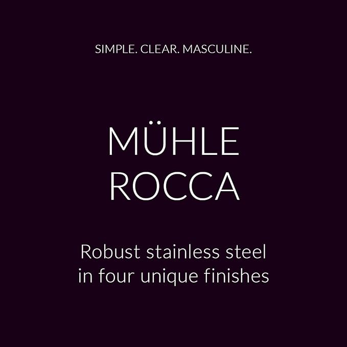 MÜHLE ROCCA Jet Black Stainless Steel Safety Razor