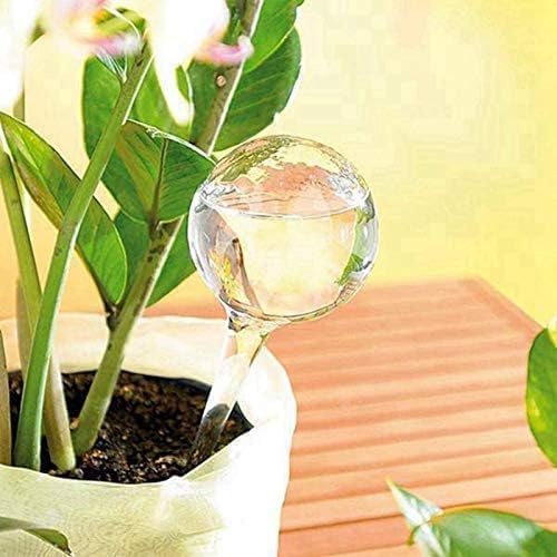 2Pcs Plant Watering Globes, Automatic Self Watering Bulbs, Plastic Stakes for Indoor Outdoor Potted Plants, Garden Irrigation Device