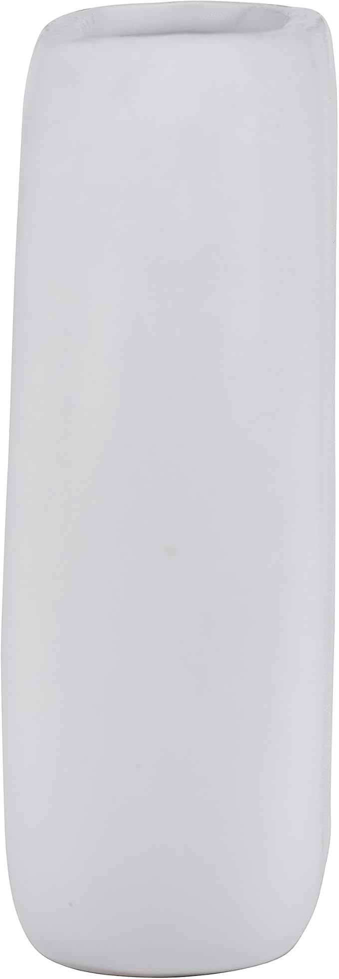 Sagebrook Home Modern Ceramic Vase - Minimalist Round Hollow Stoneware Decorative Accent for Home, Office, Bedroom, Living Room - 5" White