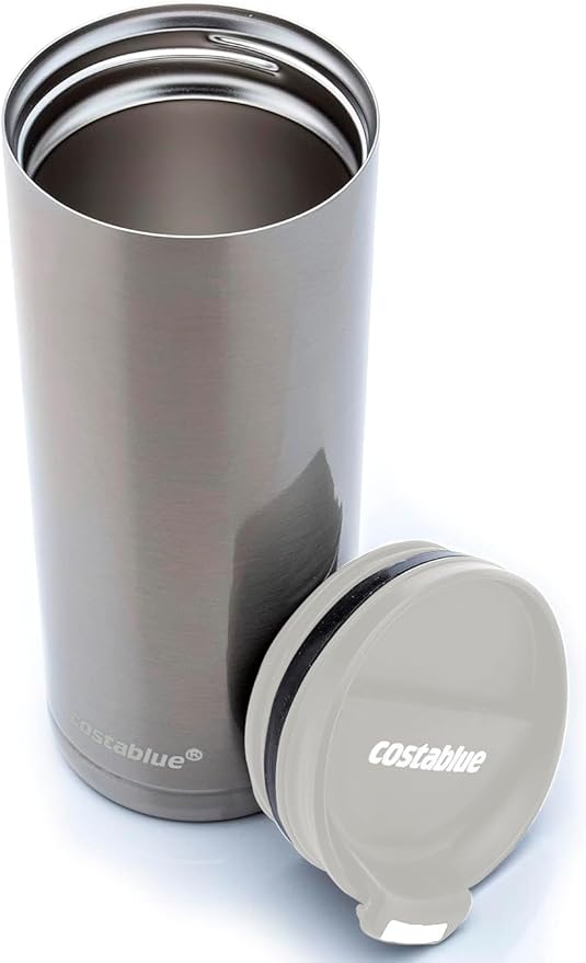 Travel Coffee Mug - 16 Oz. Stainless Steel Insulated Coffee Mug, Leak Proof Tumbler w/Dishwasher Safe Lid, Double Wall Travel Coffee Cup, Reusable Insulated Tumbler for Hot & Cold Beverages…