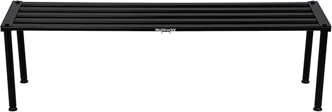 Metal Plant Stand, Rust-proof Aluminum Display Rack, Plants Display Stands Decoration Racks for Living Room Garden Balcony Patio (Black, 41.3Inch Tall)