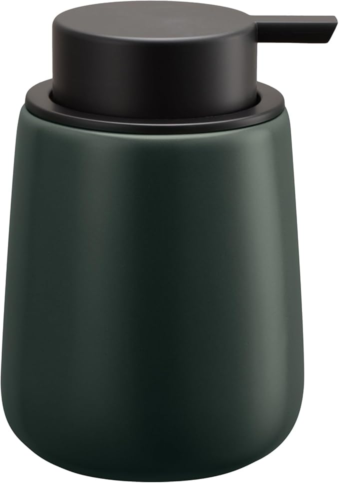 Soap Dispenser Ceramic with Easy-to-Press Pump Hand Lotion Liquid Dispenser for Shampoo Bathroom Kitchen 12 oz