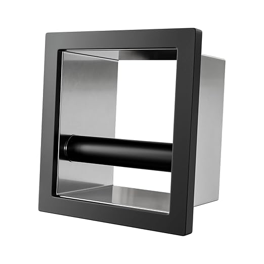 SANTOW Bottomless Knock Box Chute, Open Bottom Knock Box Chute, Built-in Desktop Waste Bucket, 3.2L Stainless Steel Bottomless Knocking Residue Box for Home, Cafe, Restaurant and Hotel Use