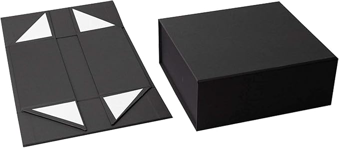 Empty gift box Small Black 7.8x7x3.1 Inches Gift Box with Lid Groomsmen Graduation decorative boxes with lids Halloween,Christmas,Valentine's Day,gifts for women