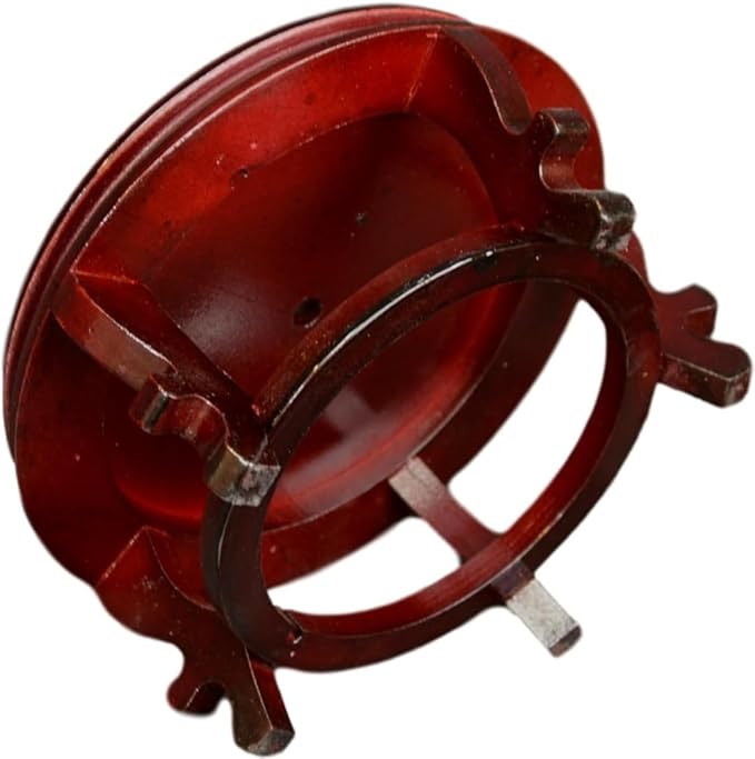 Wooden Fishbowl Display Vase Pot Planter Stand Plant Pot Display Stand (8.5)