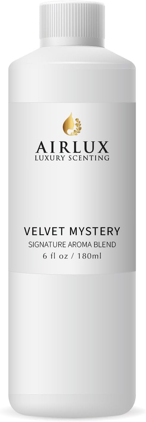 Signature Aroma Oil No. 85 Velvet Mystery – Pomegranate, Persimmon – Aroma Oil for Cold Air & Waterless Diffusers and DIY Crafts – 180 mL, 6.1 fl oz Eco Refill Bottle