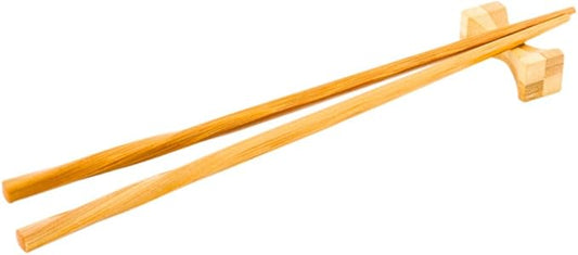 Restaurantware-Chopstick Rests, 25 Hourglass Shape Chopstick Holders - Holds Forks Or Spoons, For Dinner Tables And Home Decor, Dual Color Bamboo Knife Rests