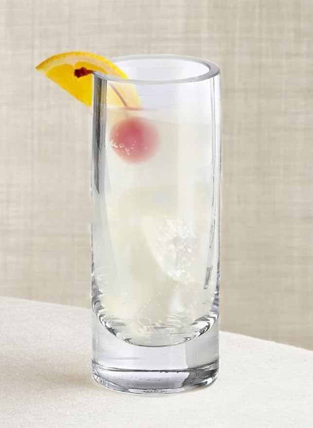 Serene Spaces Living Clear Glass Bud Vases, Set of 4, Ideal for Tablescape at Weddings, Events, Measures 4" Tall and 2" Diameter