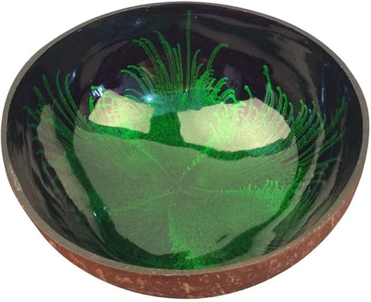 Natural Coconut Shell Bowl Unique Storage Dish for Keys Nuts and Candy Stylish Design for Home Decor for Living Room Bedroom Office