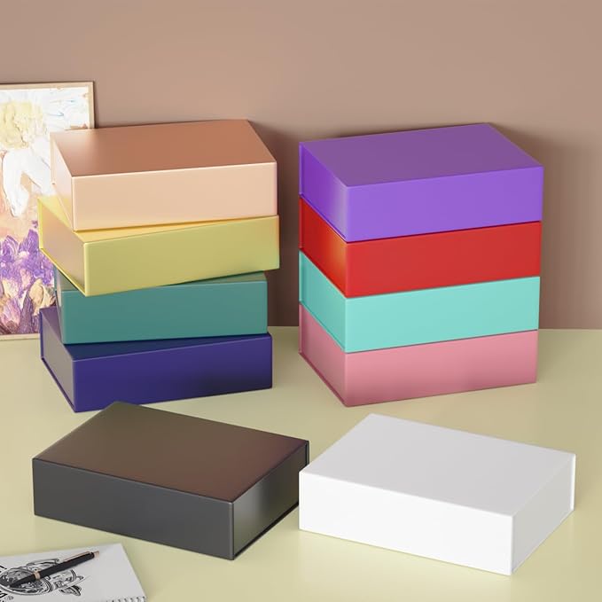 Purple Gift Boxes 11.9" x 8.5" x 3.3" with Magnetic Closure Lid Gift Box for Presents,Bridesmaid Gifts Boxe,Cute Boxes,Birthday Gift Box,Luxury for Gift Packaging, Magnetic Gift Boxe for Wrapping Gifts