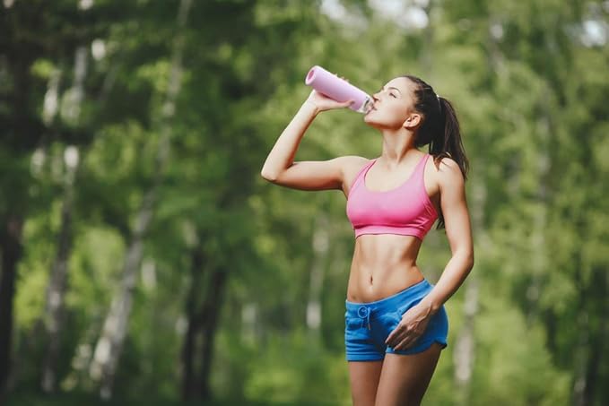 20 Oz Borosilicate Glass Water Bottles with Silicone Sleeve BPA Free, Dishwasher Safe - Reusable Clear Glass Drinking with Leak Proof Bamboo Lid | Perfect Gym Water Bottles for Men & Women