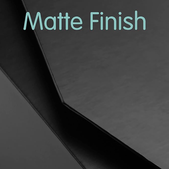 Extra Large Black Groomsman Box with Lid, 16.3x14.2x5 Inches, Magnetic for Clothes and Large Gifts (Matte Black)