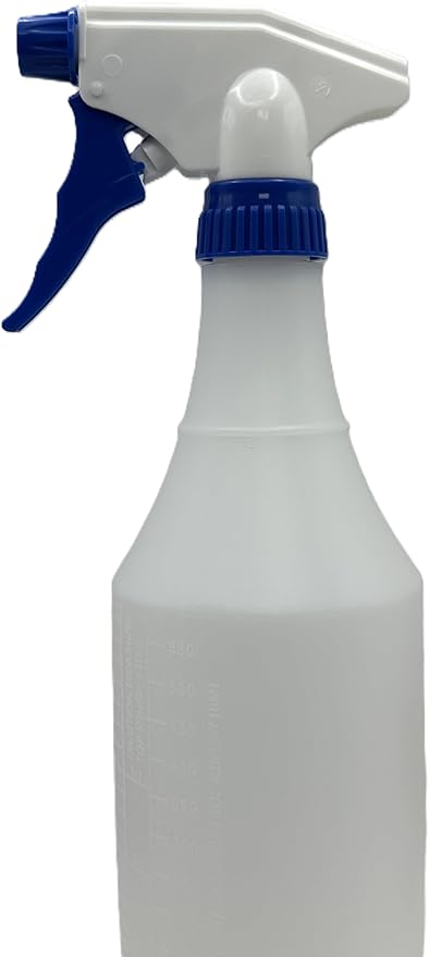 Spray Bottle 24 oz (3 Pack) Colors may vary, Leakproof close nozzle to seal and durable & long life.Fully adjustable mist, spray and steam.