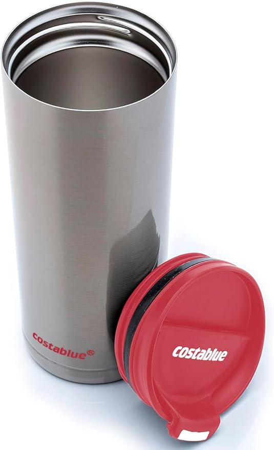 Travel Coffee Mug - 16 Oz. Stainless Steel Insulated Coffee Mug, Leak Proof Tumbler w/Dishwasher Safe Lid, Double Wall Travel Coffee Cup, Reusable Insulated Tumbler for Hot & Cold Beverages