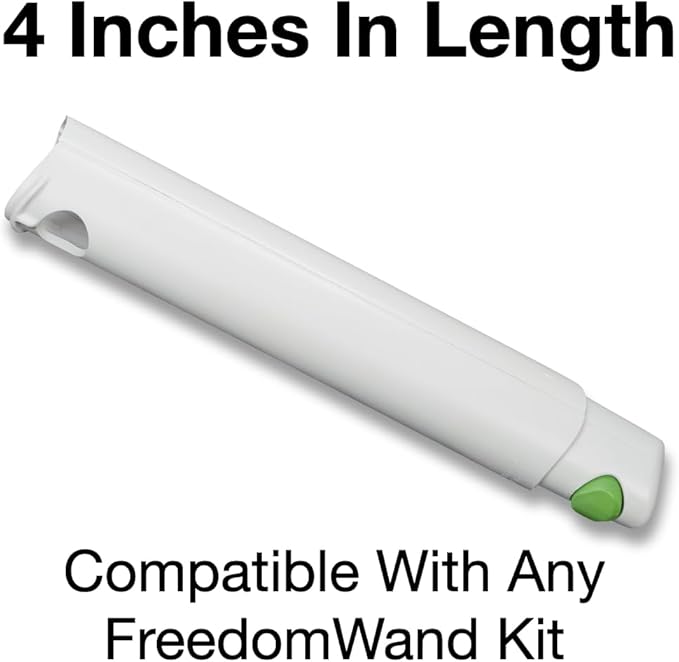 FreedomWand Toilet Aid Extension - 4" Extra Extension Piece for Improved Reach & Mobility - Durable, Lightweight & Easy to Use - Adjustable Attachment for Personalized Comfort & Proper Movement