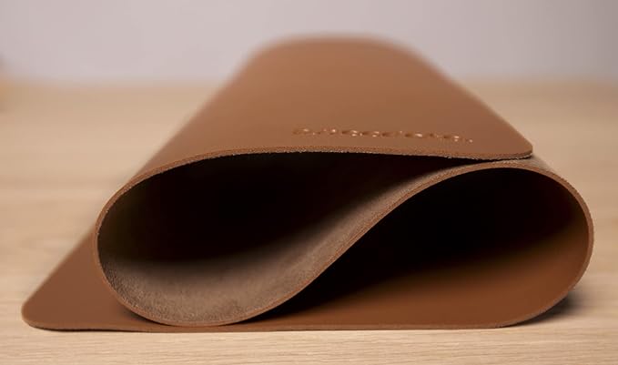 ANECDOTE Vegan Leather Desk Pad - 31.5"x17" Desk Mat for Your Office. This Quality Large Mouse Pad has Chic Elegance, Professional Look & Satisfying Touch - The Perfect Leather Mouse Pad for You!