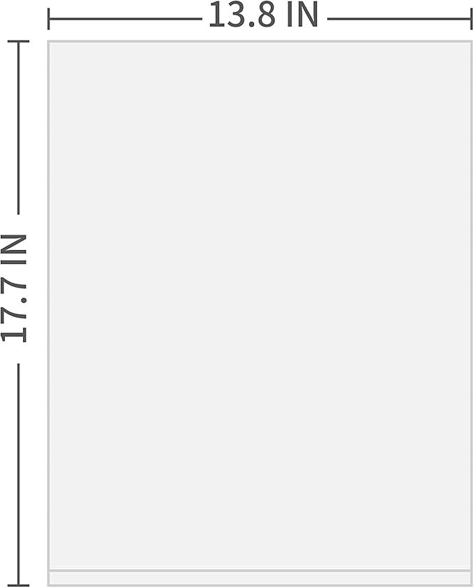 14"x18" 2 Gallon Plastic Produce Bags on a Roll- 350 Bags, Clear Grocery & Bread Bags, Food Contact Safe (X-Large)