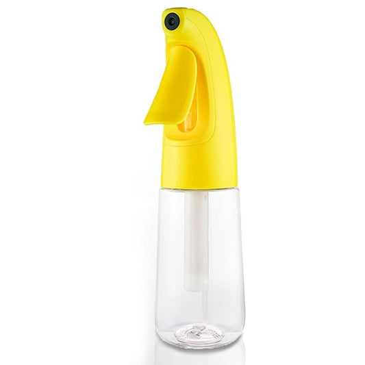 Continuous Ultra Fine Mist Spray Bottle (200ml) 360° Multi-Use for Hair, Plants, Cleaning, Skin Care Leakproof & Durable Banana Yellow 1 Pack