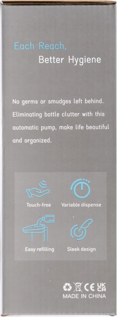 AIKE 17oz. Touch-Free Rechargeable Automatic Liquid Soap Dispenser for Kitchen Dish Soap