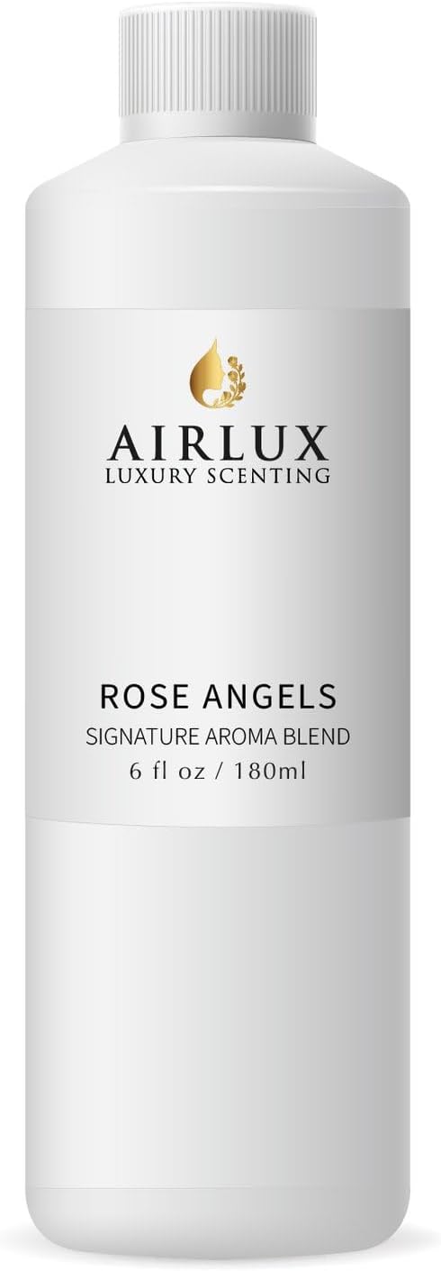 Signature Aroma Oil No. 282 Rose Angels – Champagne, Litchi, Red Berries – Aroma Oil for Cold Air & Waterless Diffusers – 180 mL, 6.1 fl oz Eco Refill Bottle