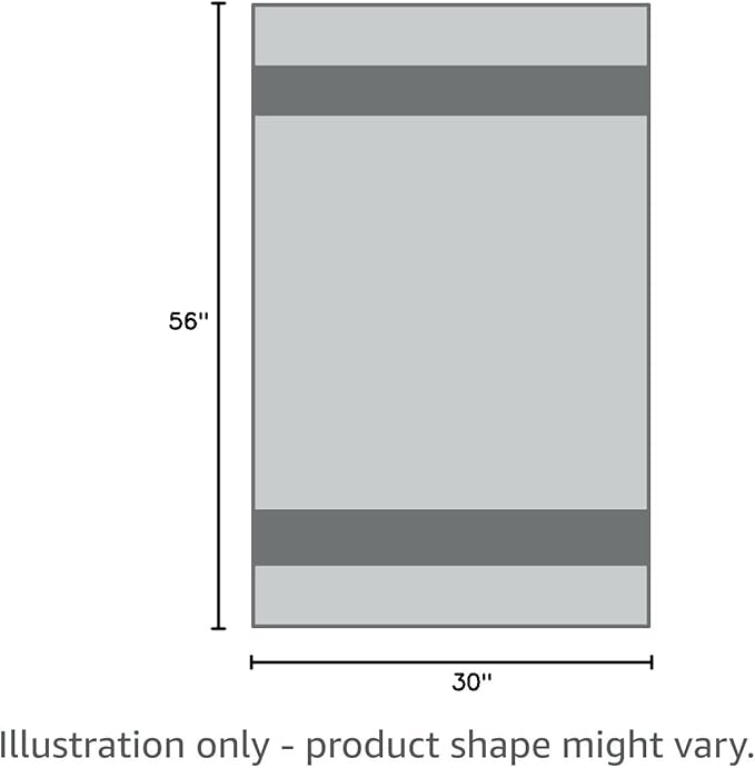 VOOVA & MOVAS Towels for Bathroom, Bath Towels with Hanging Loop - 100% Cotton | Soft | Quick Dry | Thick, Towel Set of 6, 2 Large Bath 30"x56", 2 Hand 18"x28", 2 Washcloths 13"x13", Grey and Yellow