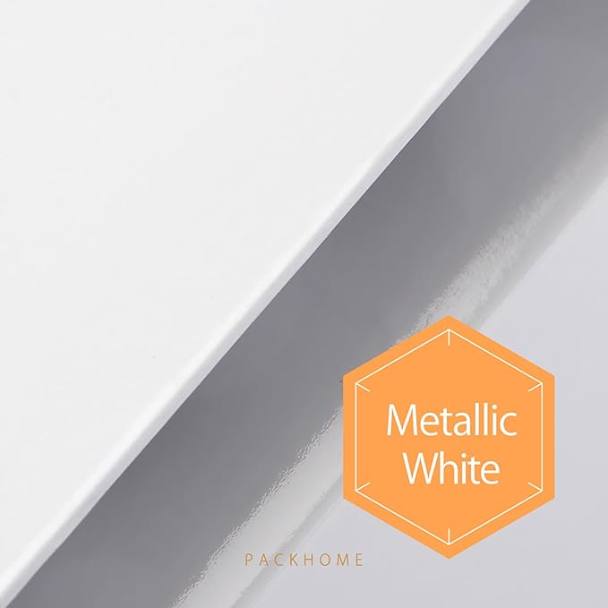 PACKHOME 6 Large Gift Boxes 13.5x10x3.5 Inches, Sturdy Shirt Boxes with Magnetic Lids for Multiple Occasions (Glossy White)