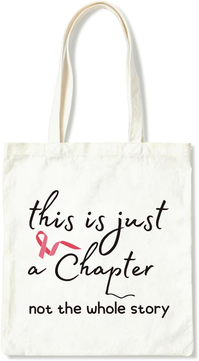Canvas Tote Bag for Women, This Is Just a Chapter Not The Whole Story Shoulder Bags, Casual Canvas Totes for Work Traveling, Christmas Gifts to Friends and Family