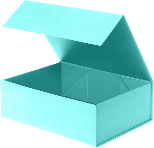 Rsgift Green Gift Box,7.8x7x3.1 Inches Gift Box with Lid,Groomsmen Graduation Decorative Boxes Birthday Presents Boxes