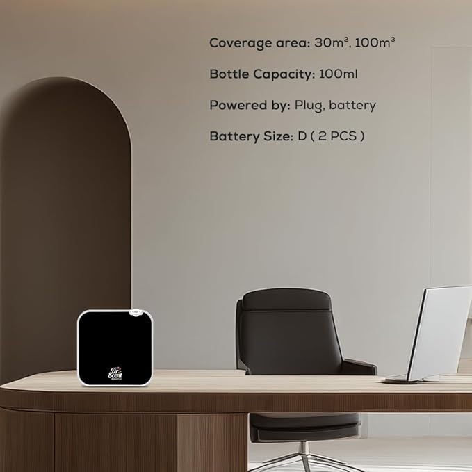 Dr Scent Essential Oil Diffuser Machine Mini (Black)