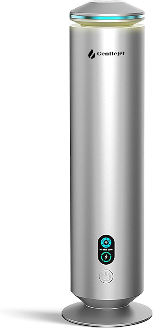 MajesticMist Waterless Essential Oil Diffuser - Aluminum Aromatherapy Scent Diffusers for Home, Room & Hotel, Quiet Aroma Diffuser 4oz, Remote Control, USB-C Powered, LED Display, 1000sq.ft