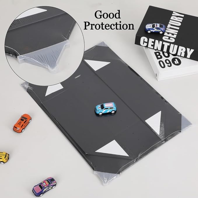 Extra Large Magnetic Gift Box with Lids 3 Pack 16.5X13X5.3 Inch Black Large Gift Box with Ribbon Foldable Gift Boxes for Presents Groomsman Proposal Jumbo Box with Shredded Paper Filler & Cards