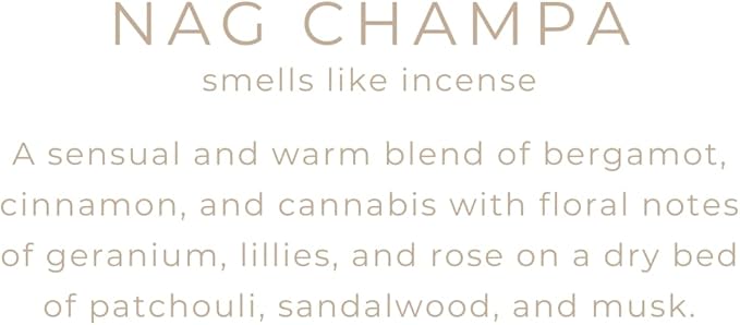 River Birch Candles Nag Champa Scented Candle | Premium, All-Natural, Non-Toxic, Soy Candles | 16oz 90 Hr Burn Time | Cozy Relaxing Gifts for Home